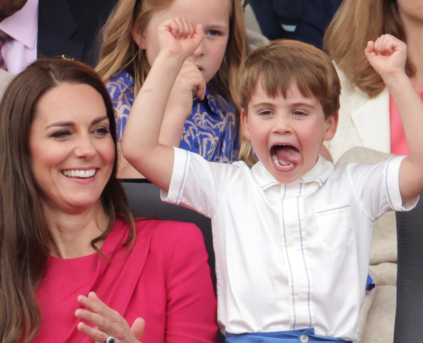 Kate Middleton and prince louis