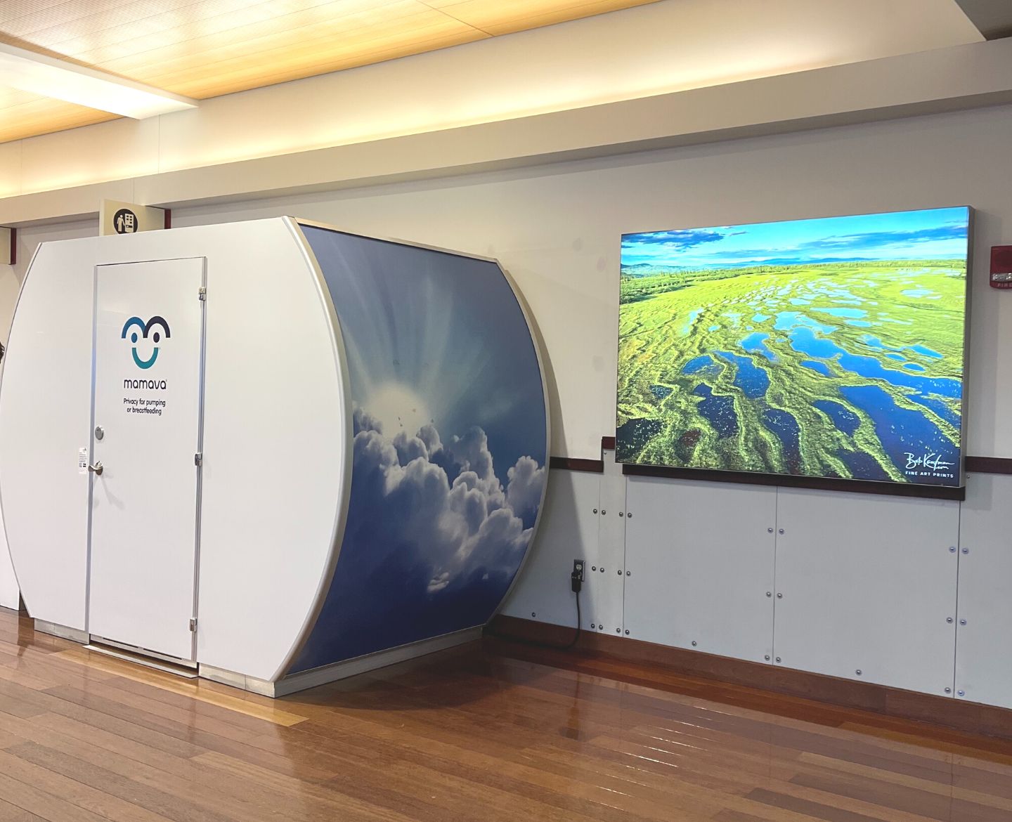 mamava lactation pod at airport Motherly