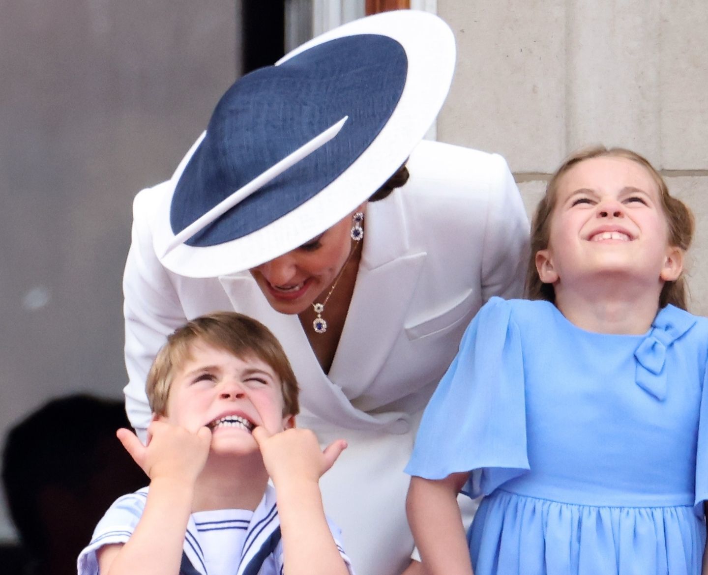 Prince Louis making faces at Platinum Jubilee