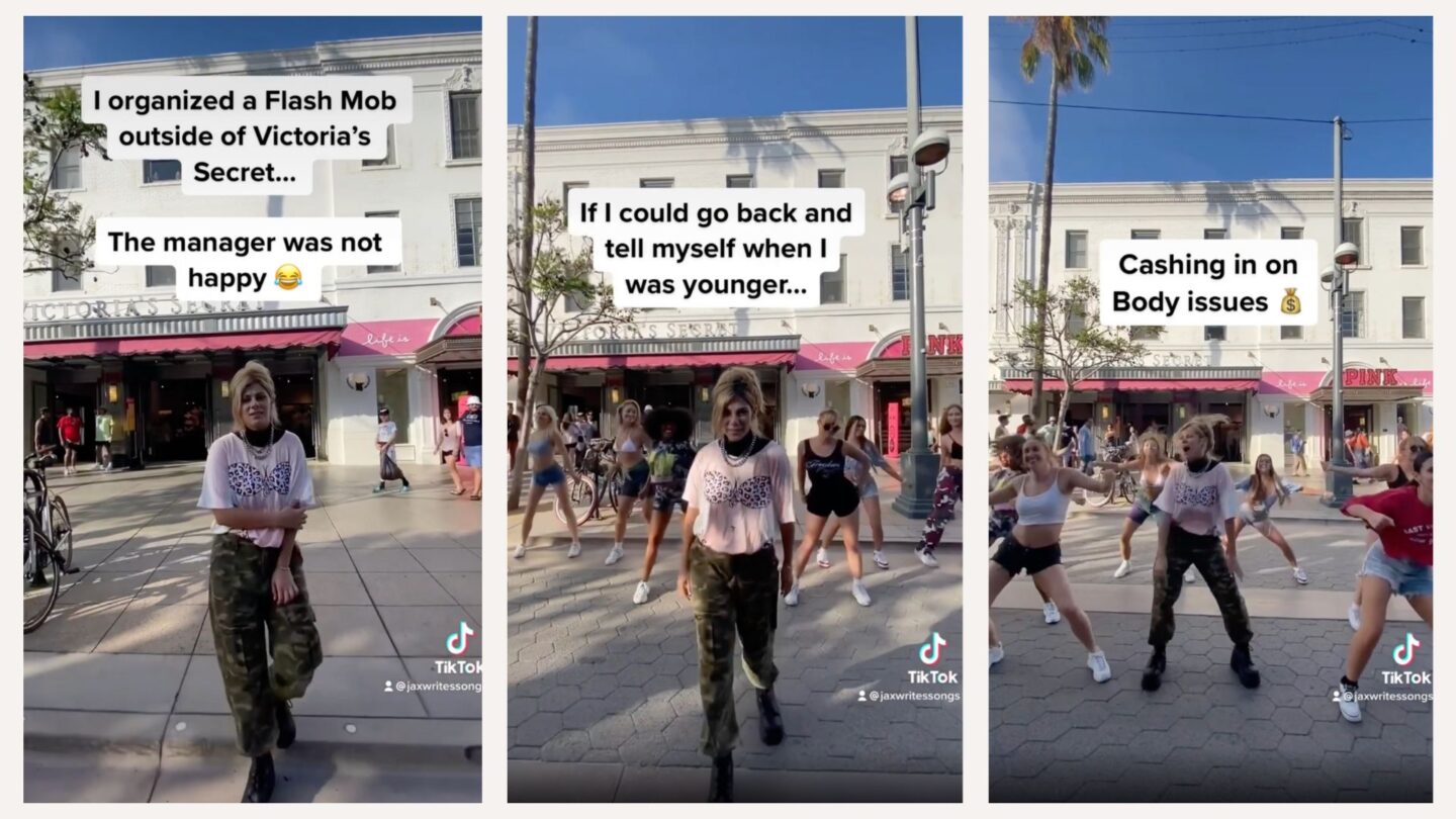 Victoria's Secret flash mob in viral video