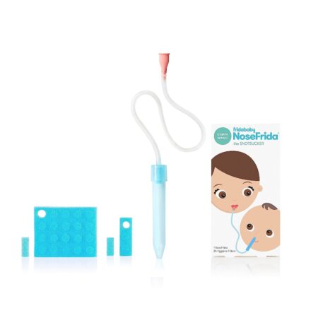 Frida Baby Nasal Aspirator NoseFrida the Snotsucker with 24 Extra Hygiene Filters