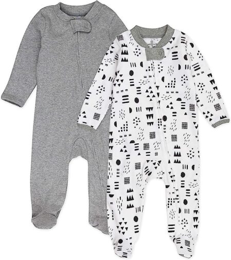 HonestBaby 2-Pack Footed Pajama