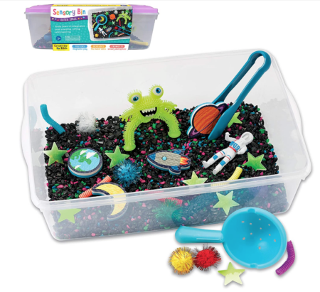 Creativity for Kids Sensory Bin: Outer Space