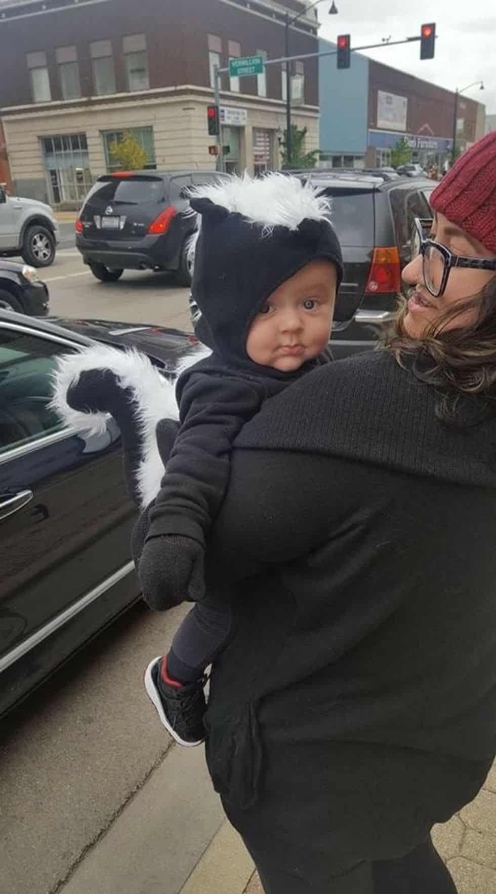 skunk baby costume Motherly