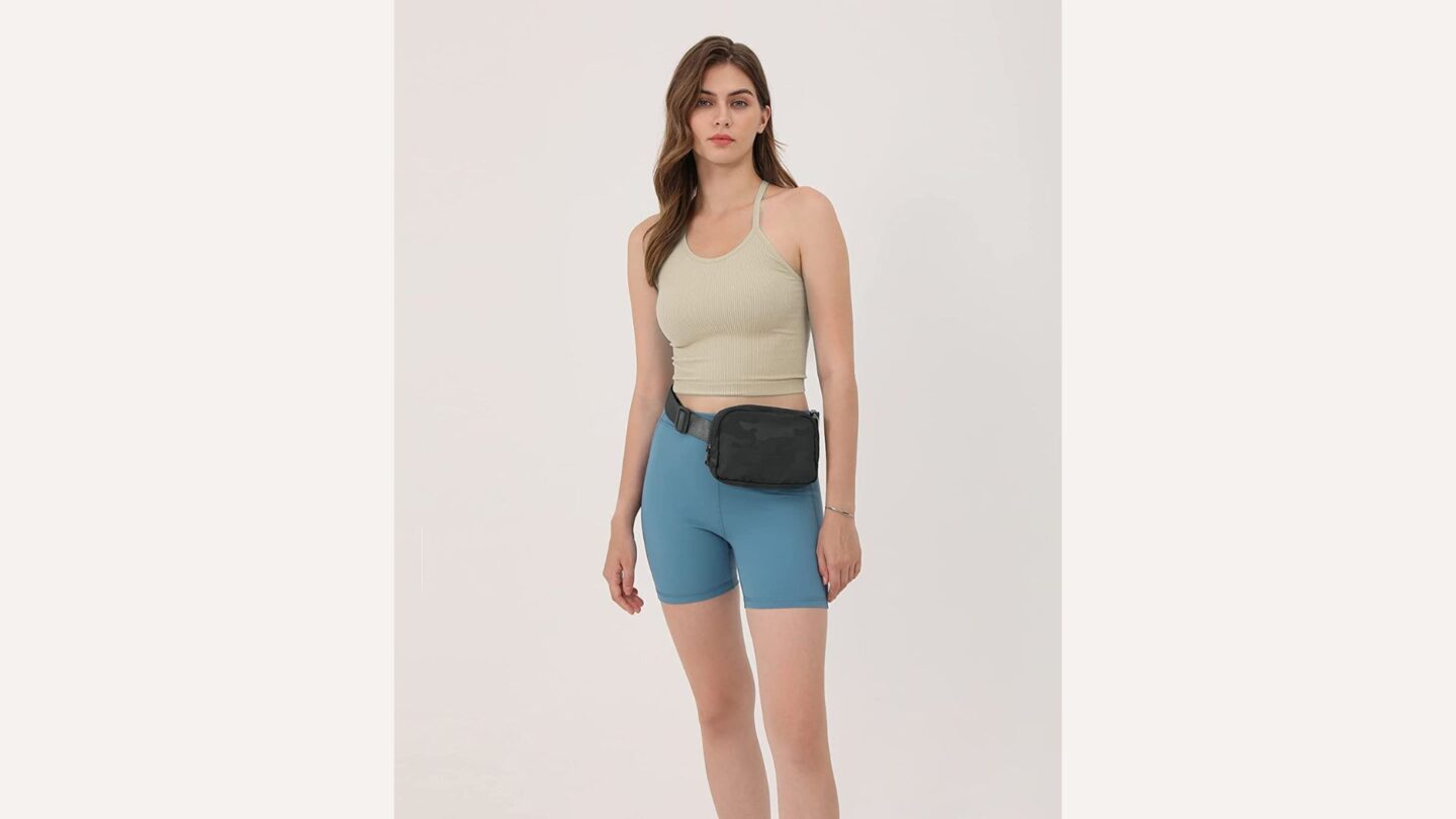 ODODOS Unisex Mini Belt Bag: Lululemon Belt Bag Dupe