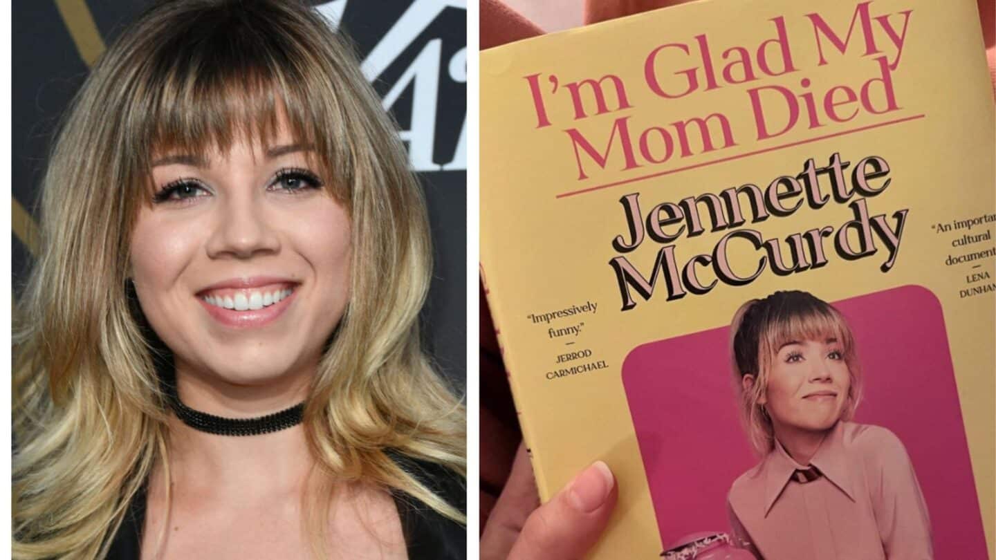 Jennette McCurdy closeup and memoir cover