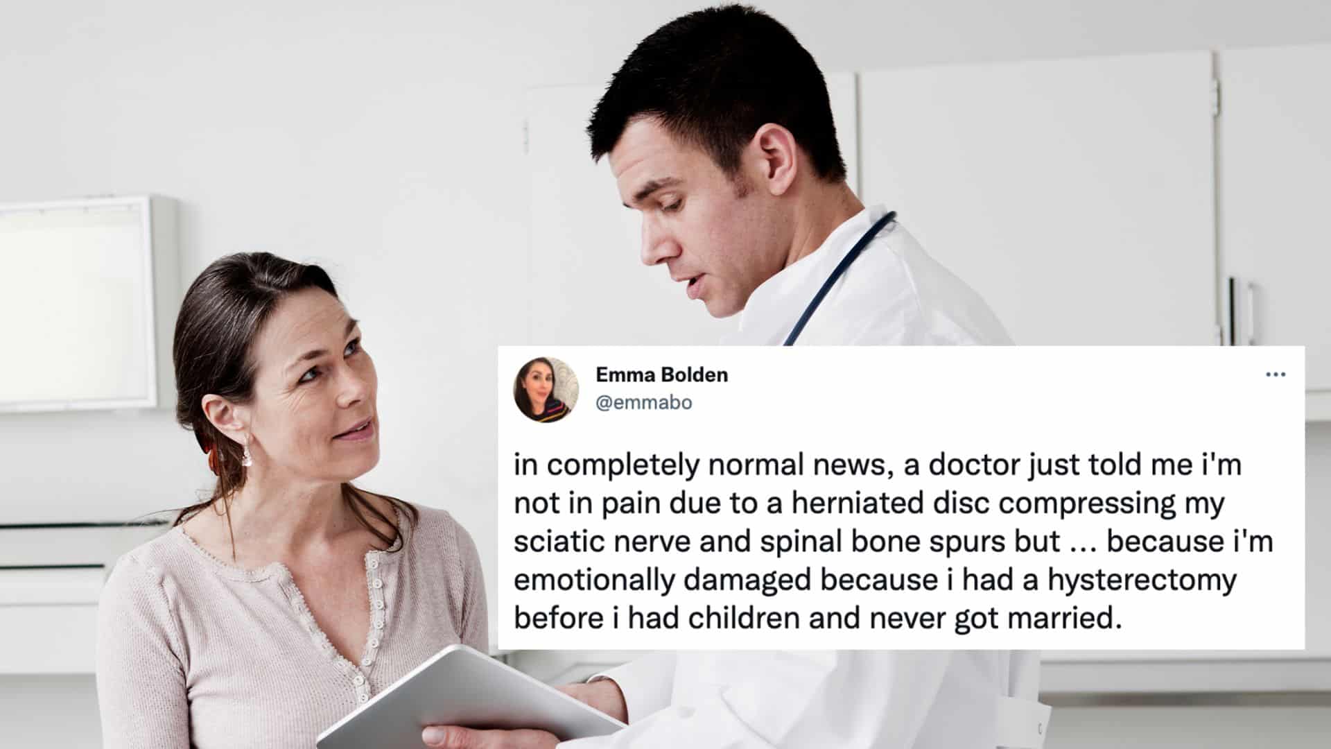 Viral Tweet Shows Women's Health Concerns Dismissed By Doctor Motherly