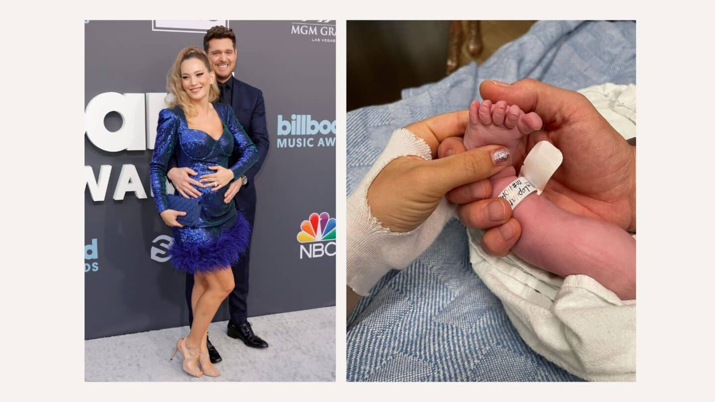 michael bublé red carpet and new baby insta