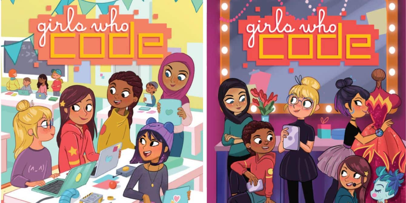 Girls Who Code book covers