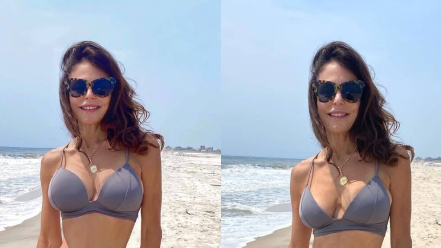 Bethenny Frankel bikini photos on beach
