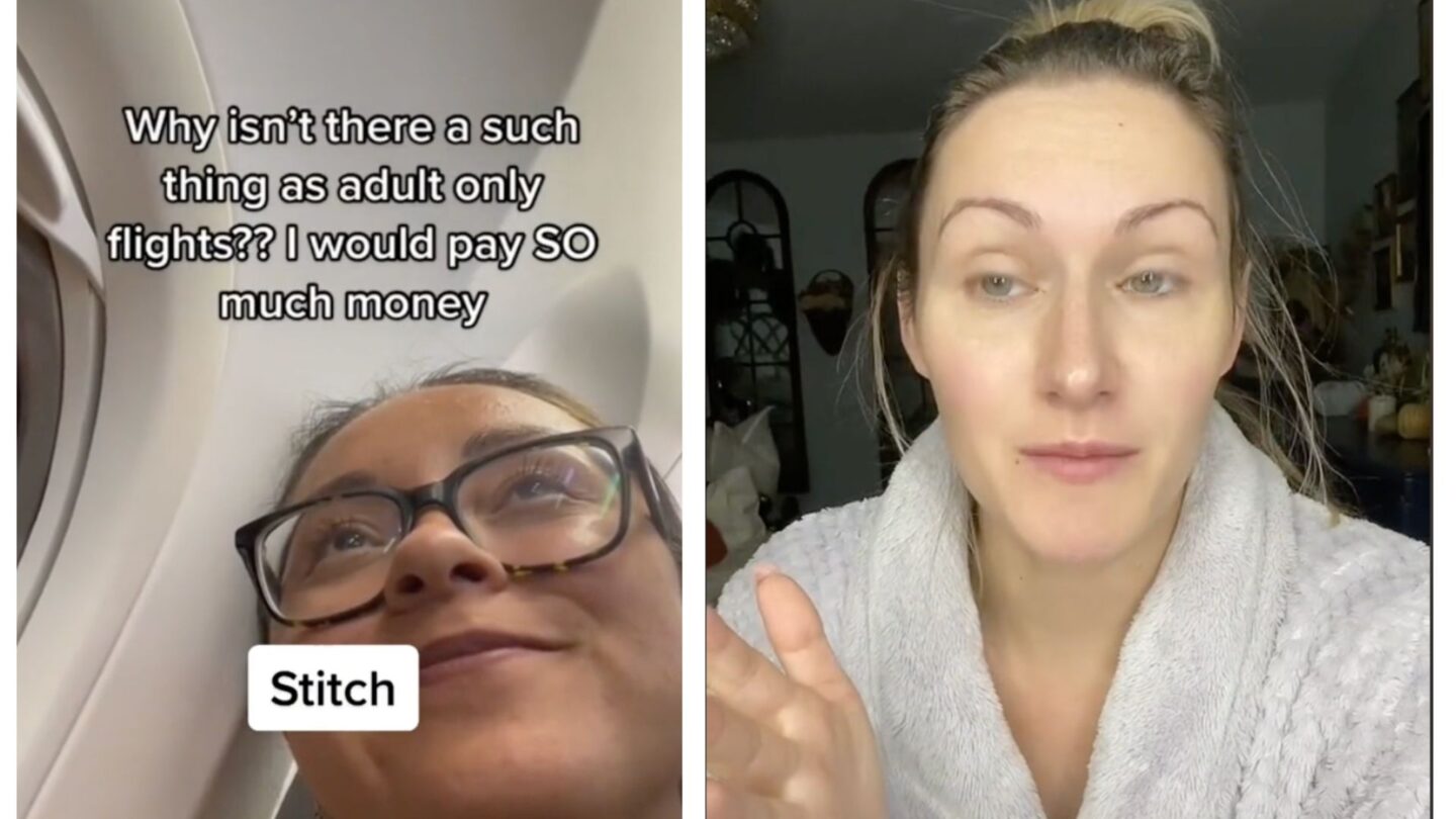 Mom's viral TikTok about flying on airplanes with kids