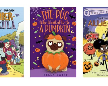 halloween childrens book collage