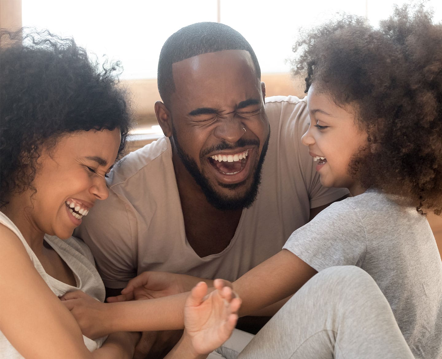 happy family finding their parenting style