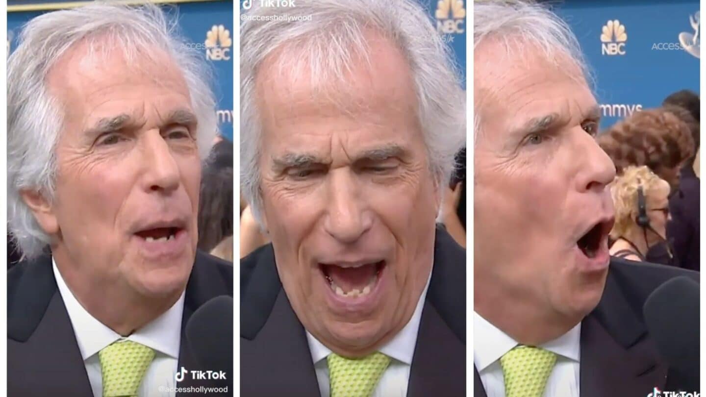 tiktok screenshot- henry winkler