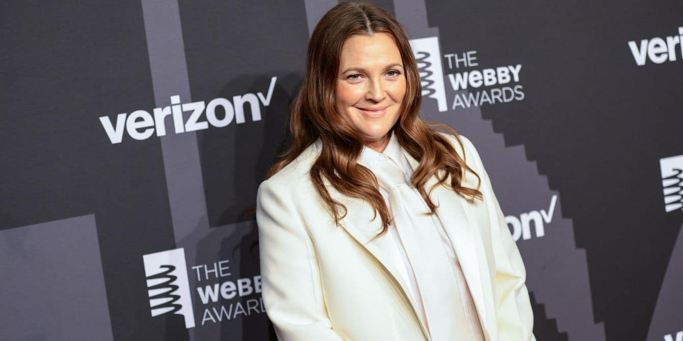 Drew Barrymore on the red carpet