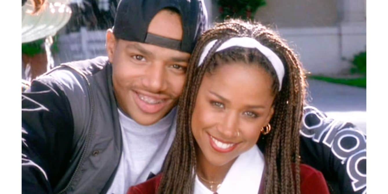 Donald Faison and Stacy Dash from Clueless