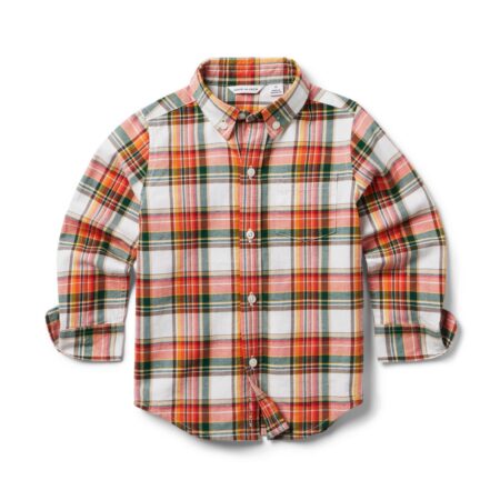 Janie & Jack Plaid Flannel Shirt