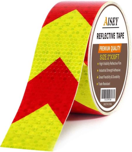 Reflective tape waterproof high visibility red & yellow