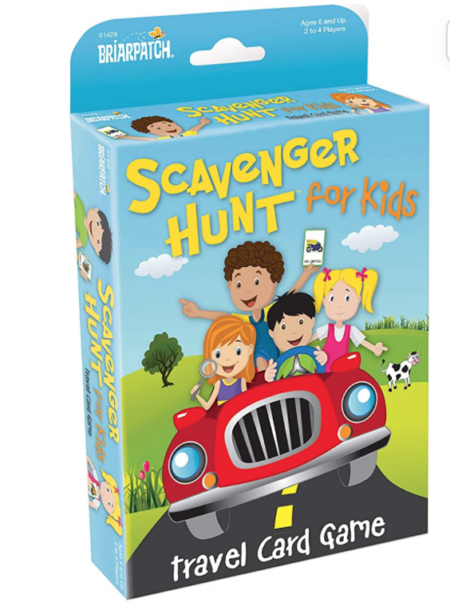 Travel Scavenger Hunt Card Game, road trip activities