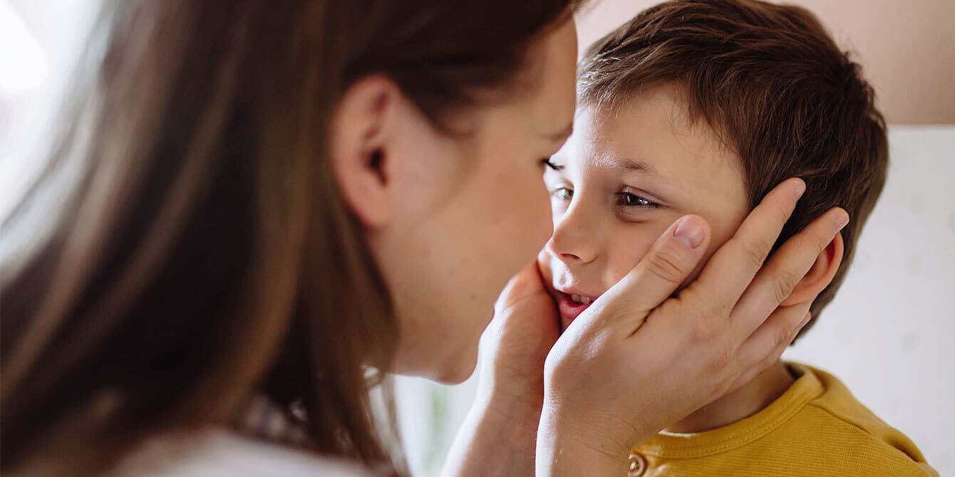 son with mom who has anxiety