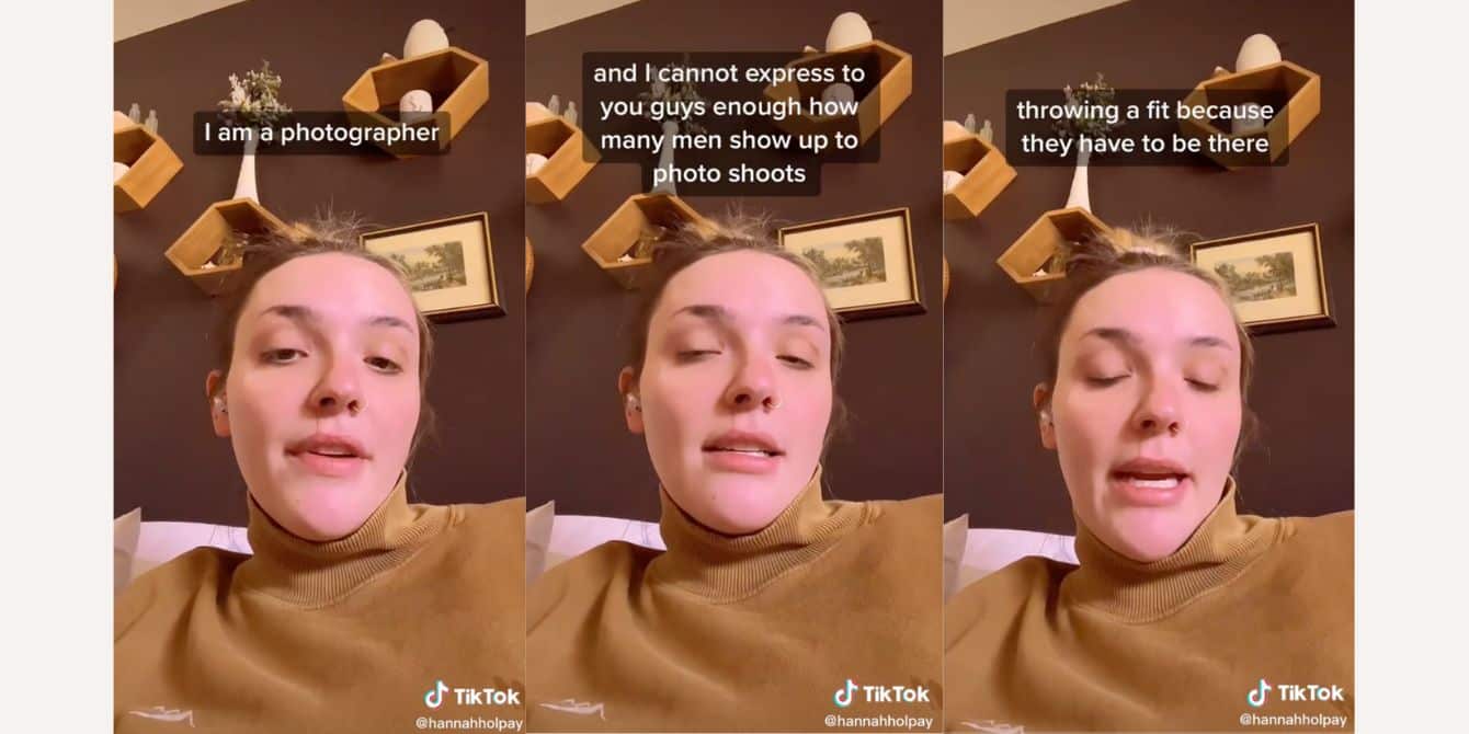 Viral TikTok about dads' behavior during family photos