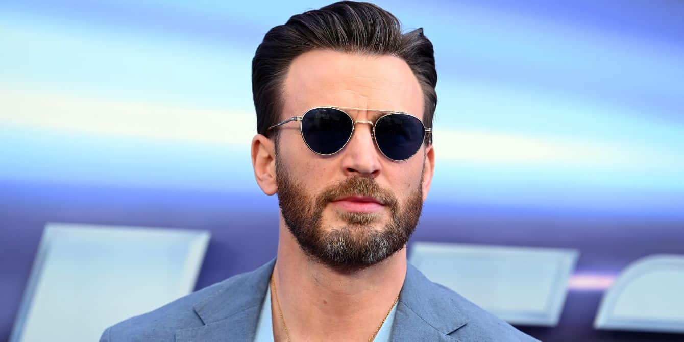 Chris Evans on the red carpet for 'Lightyear' premiere