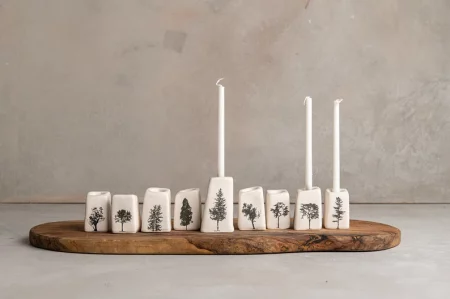 ClaybyDannah Handmade Ceramic Modular Menorah