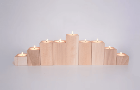 Colori Crafts Wooden Menorah