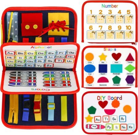 Buy Toworld Busy Board Toddlers Sensory Activity, Montessori Toys 3+ Year  Old Boy Airplane Travel Essentials Kids Road Trip Games Quiet Book 3 4 5 Yr  Birthday Gifts Learning Toy Baby Educational Online at desertcartINDIA