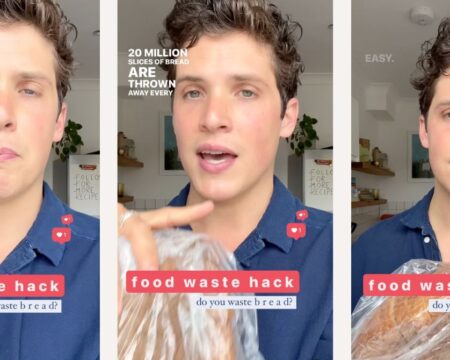 food waste hack tiktok video