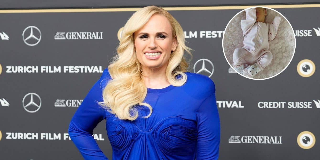 Rebel Wilson poses on the red carpet 2022