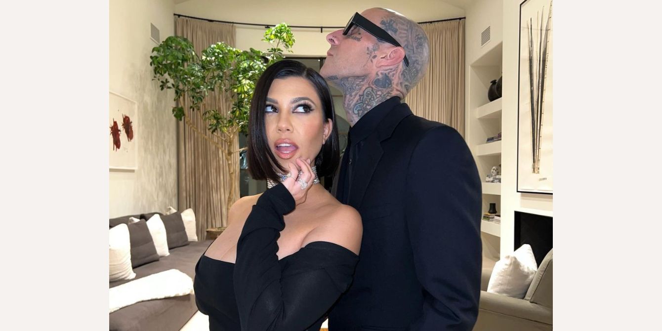 Kourtney Kardashian and Travis Barker