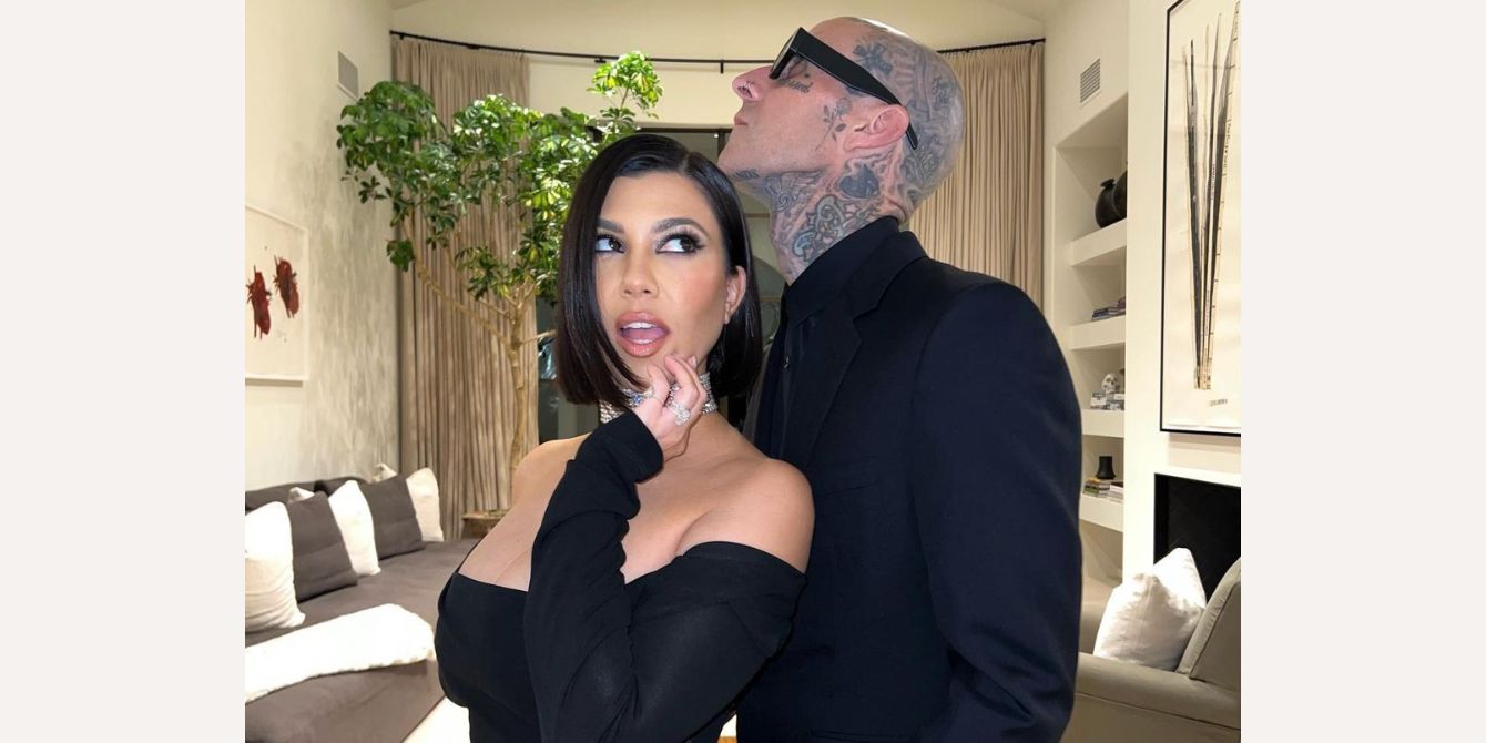 Kourtney Kardashian and Travis Barker