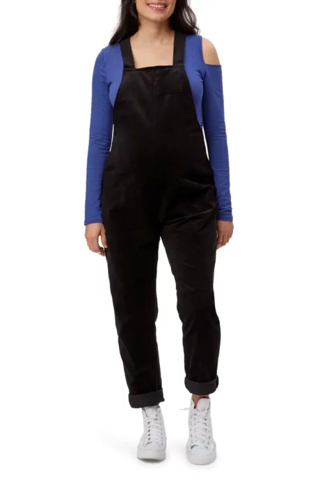 Stowaway Collection Corduroy Maternity Overalls