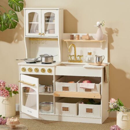 Tiny Land Trendy Play Kitchen - Montessori Organizer's Paradise