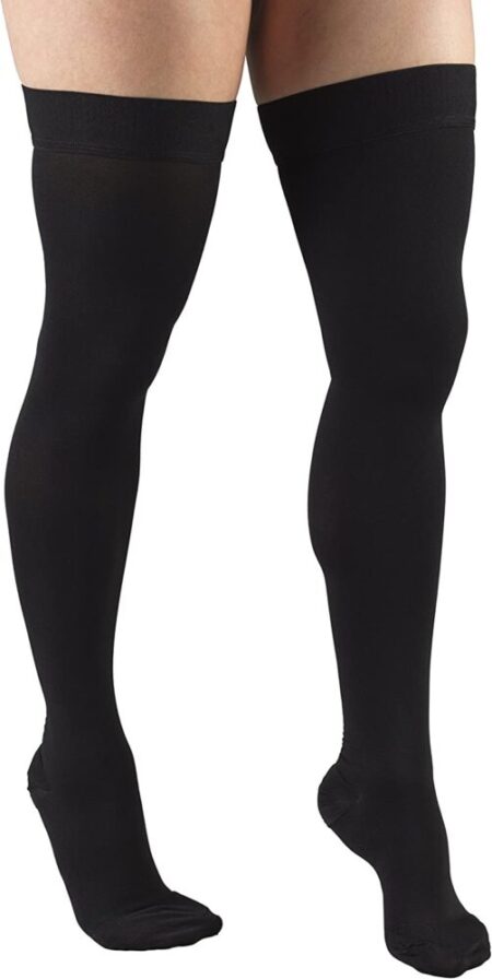 Truform thigh-high compression socks