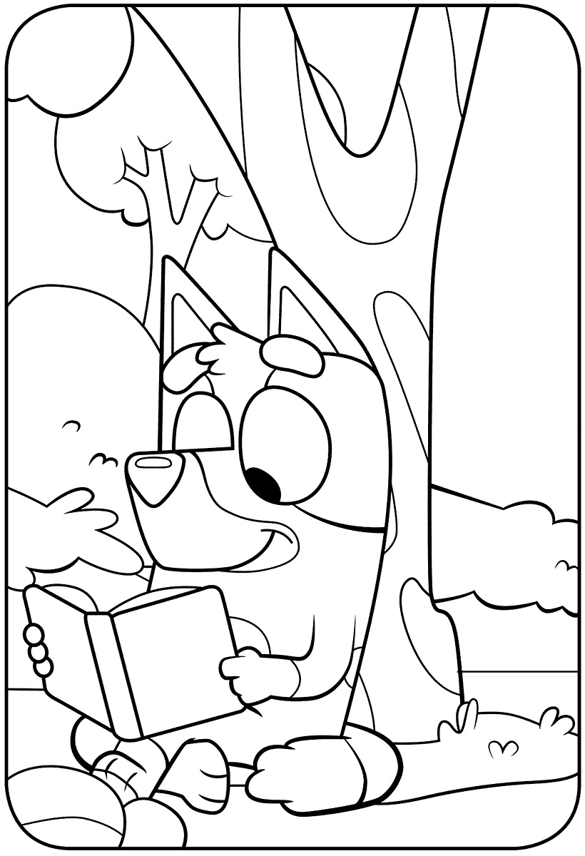 Bluey friends colouring sheets - Bluey Official Website