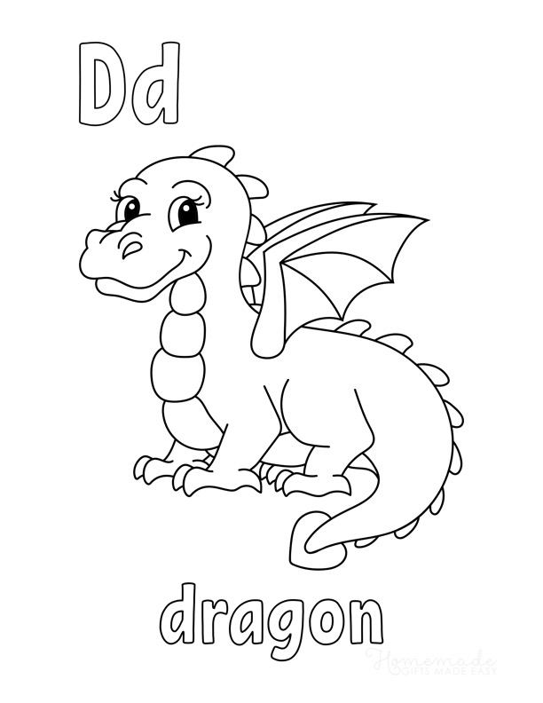 10 Fiery Dragon Coloring Pages for Kids - Motherly