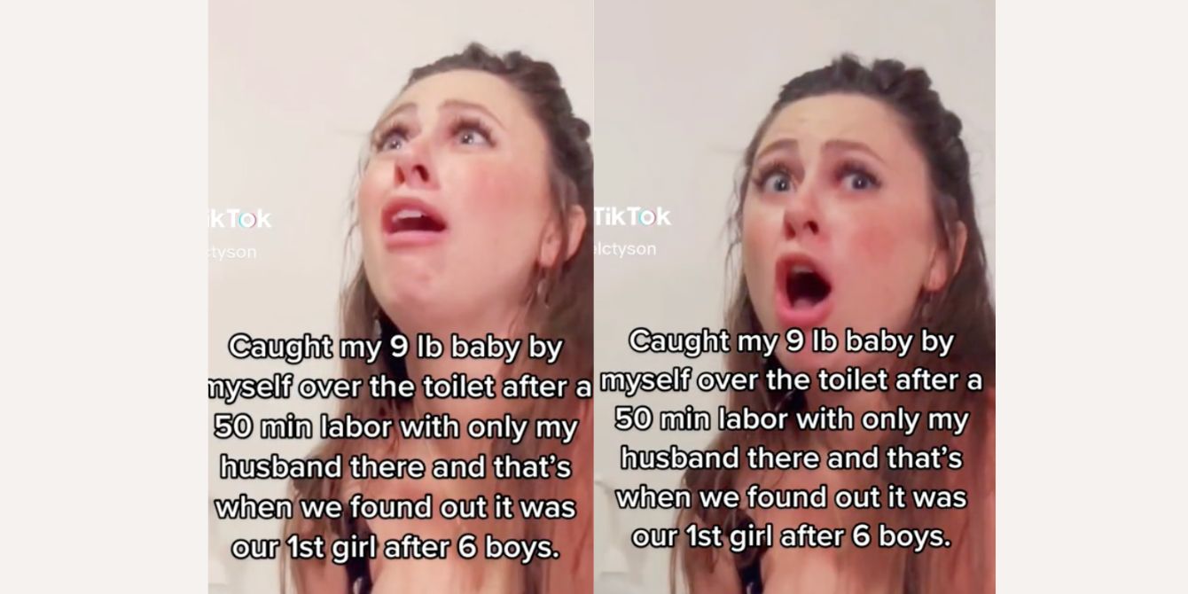 Mom Gives Birth On Toilet In Viral TikTok - Motherly