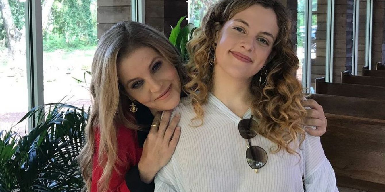 Riley Keough and Lisa Marie Presley