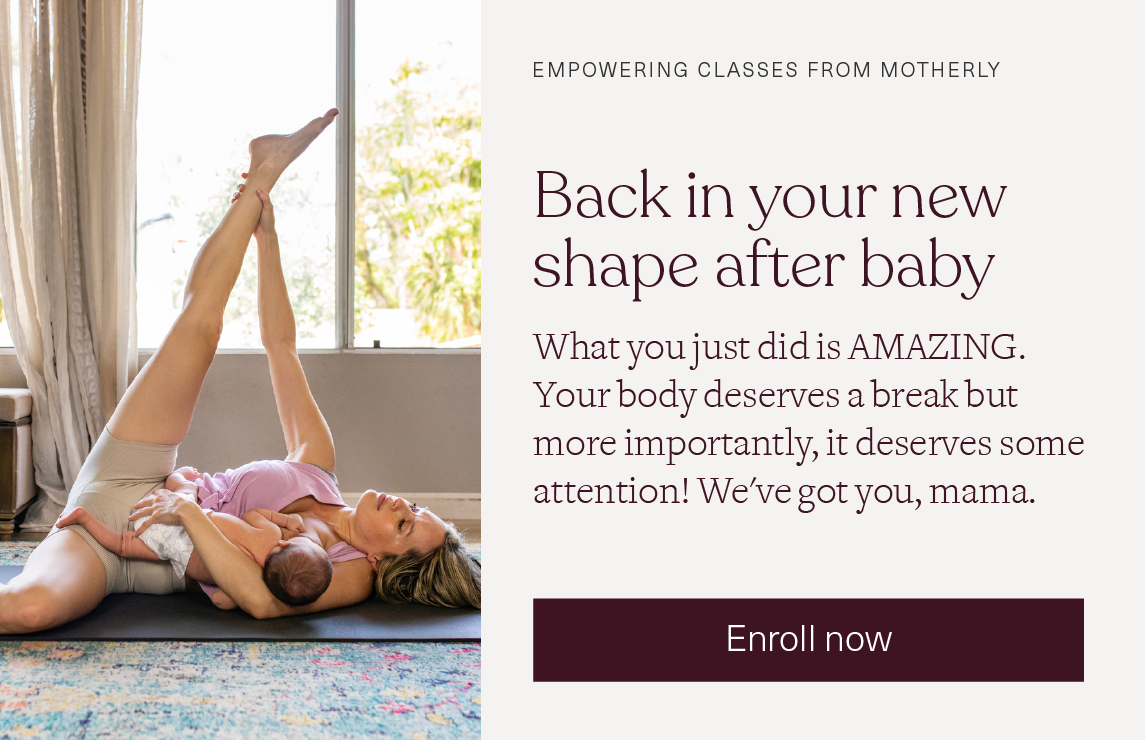 Back in your new shape after baby class
