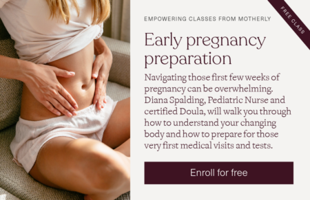 Early pregnancy preparation class