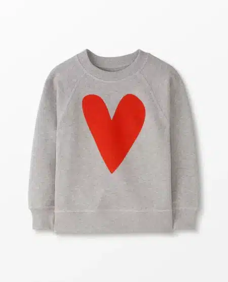 Hanna Andersson Valentines Graphic French Terry Sweatshirt