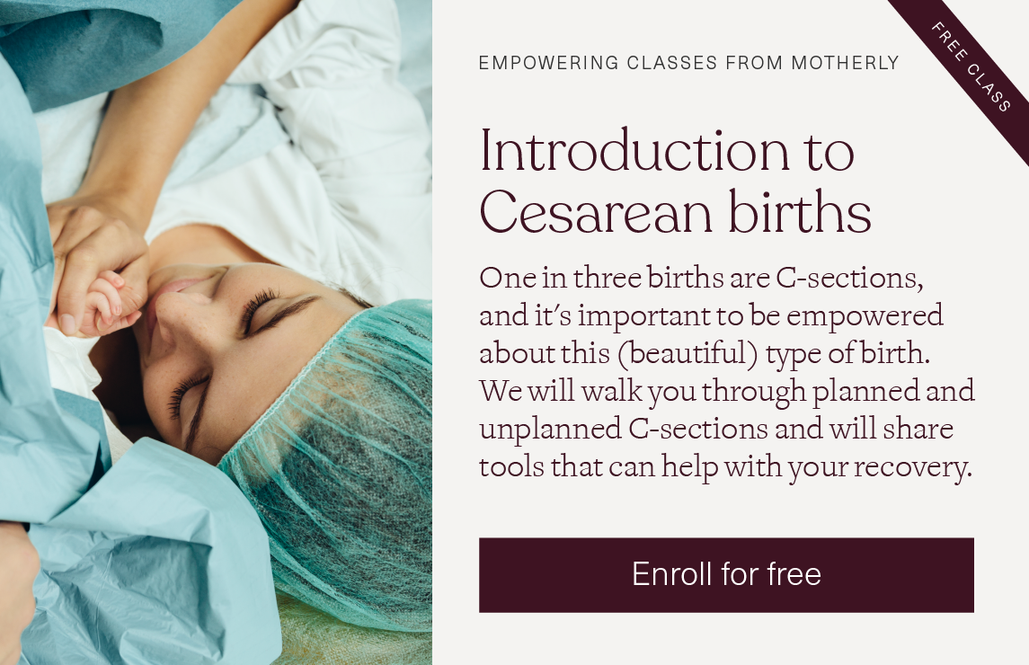 C-Section Recovery Guide: Timeline, Tips & What to Expect - Motherly