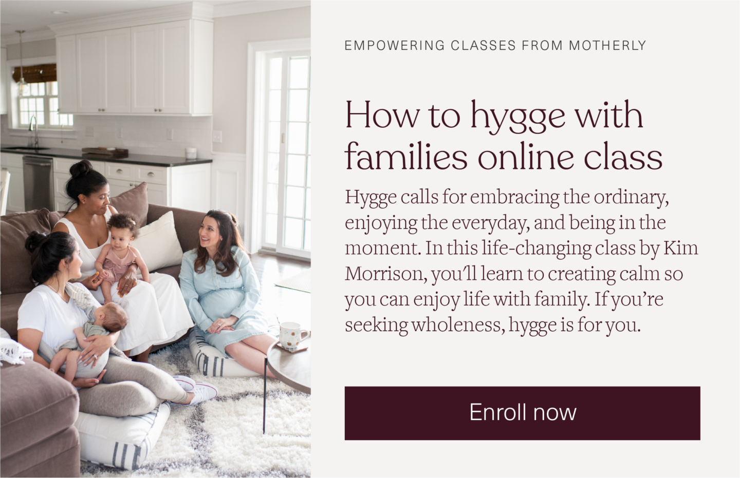 How to hygge with families online class