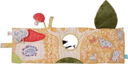 Manhattan Toy Deer One Soft Activity Crinkle Book & Fold Out Pat Mat
