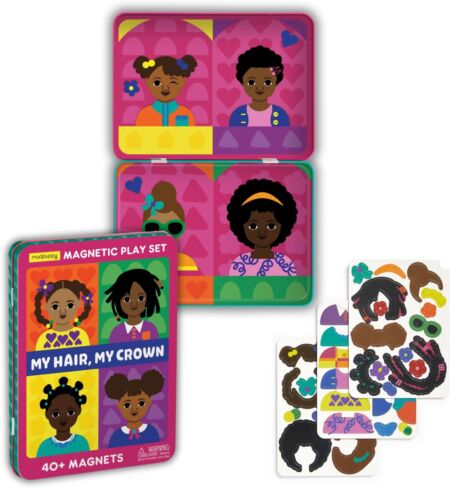 Mudpuppy My Hair, My Crown – Magnetic Play Set Travel