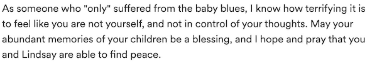 Moms who have experienced postpartum mental health struggles donate to Lindsay Clancy's family Screen Shot 2023 01 30 at 2.40.38 PM 1