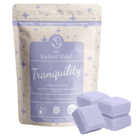 The Radiant Rhino Lavender Shower Steamers