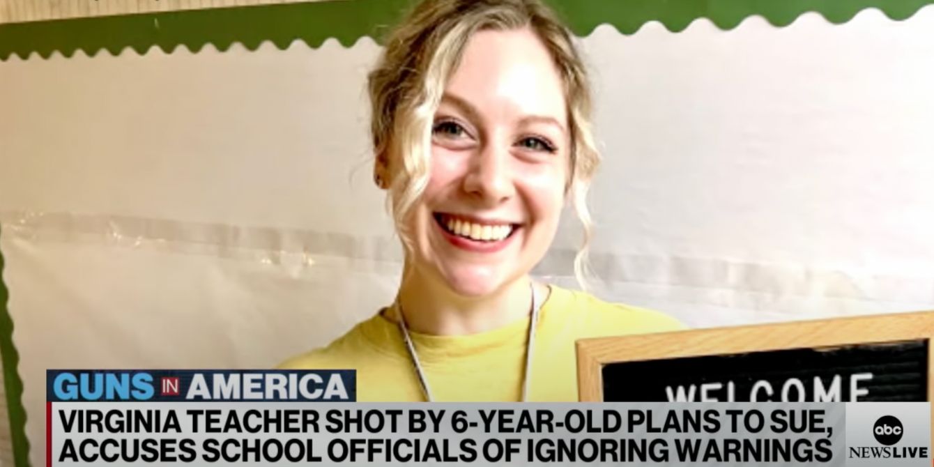 First grade teacher Abby Zwerner in school photo